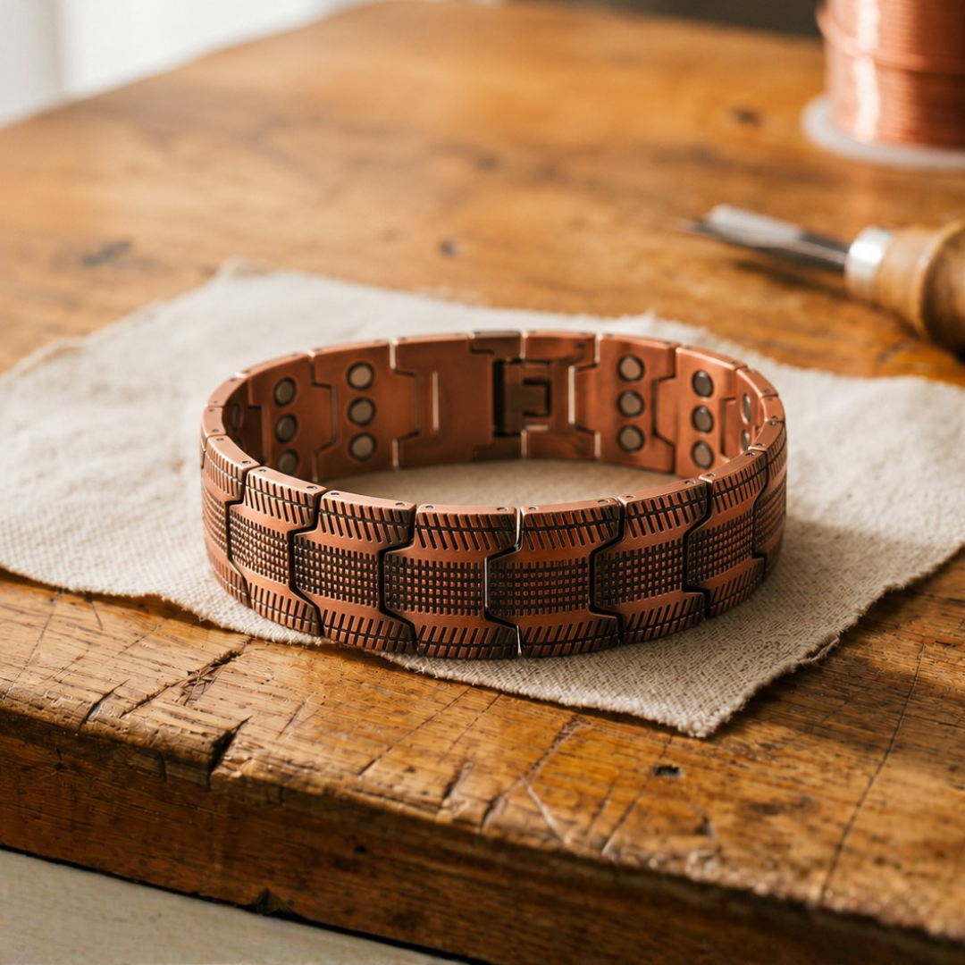 Felsklippe – Kupferarmband
