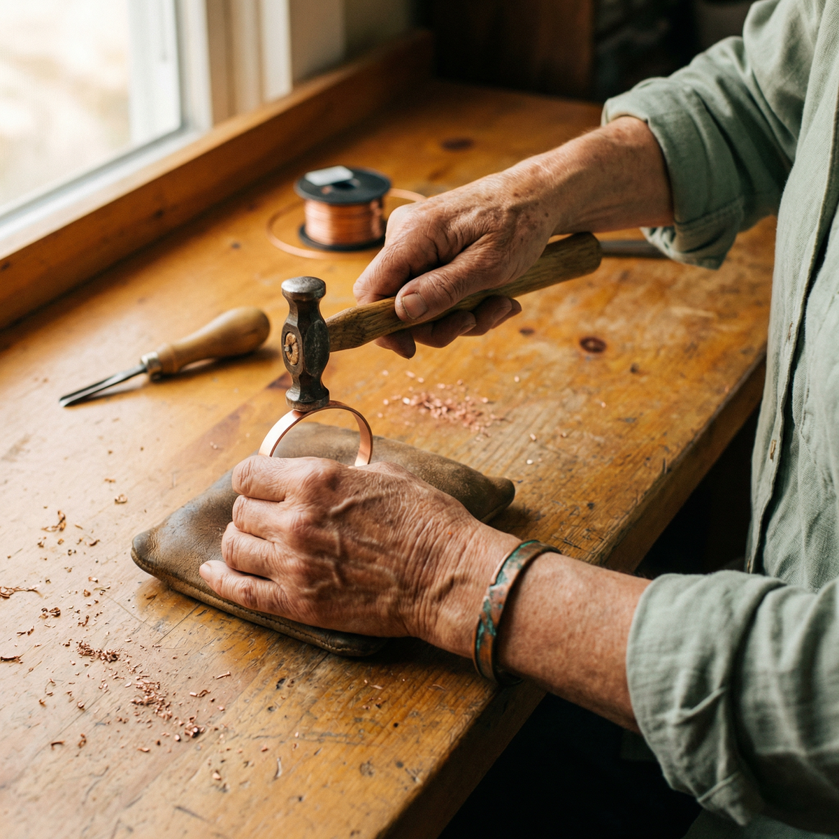 Blitz – Kupferarmband