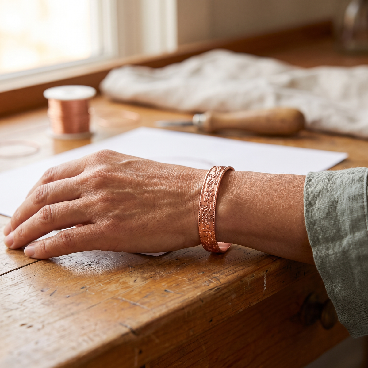 Heide – Kupferarmband