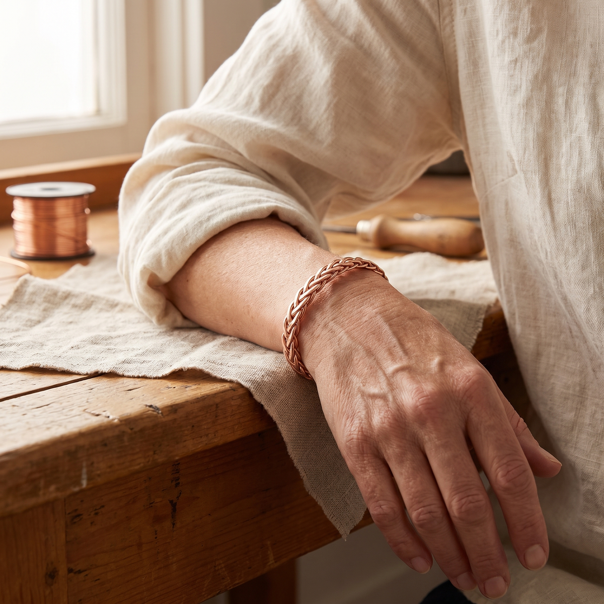 Brombeere – Kupferarmband