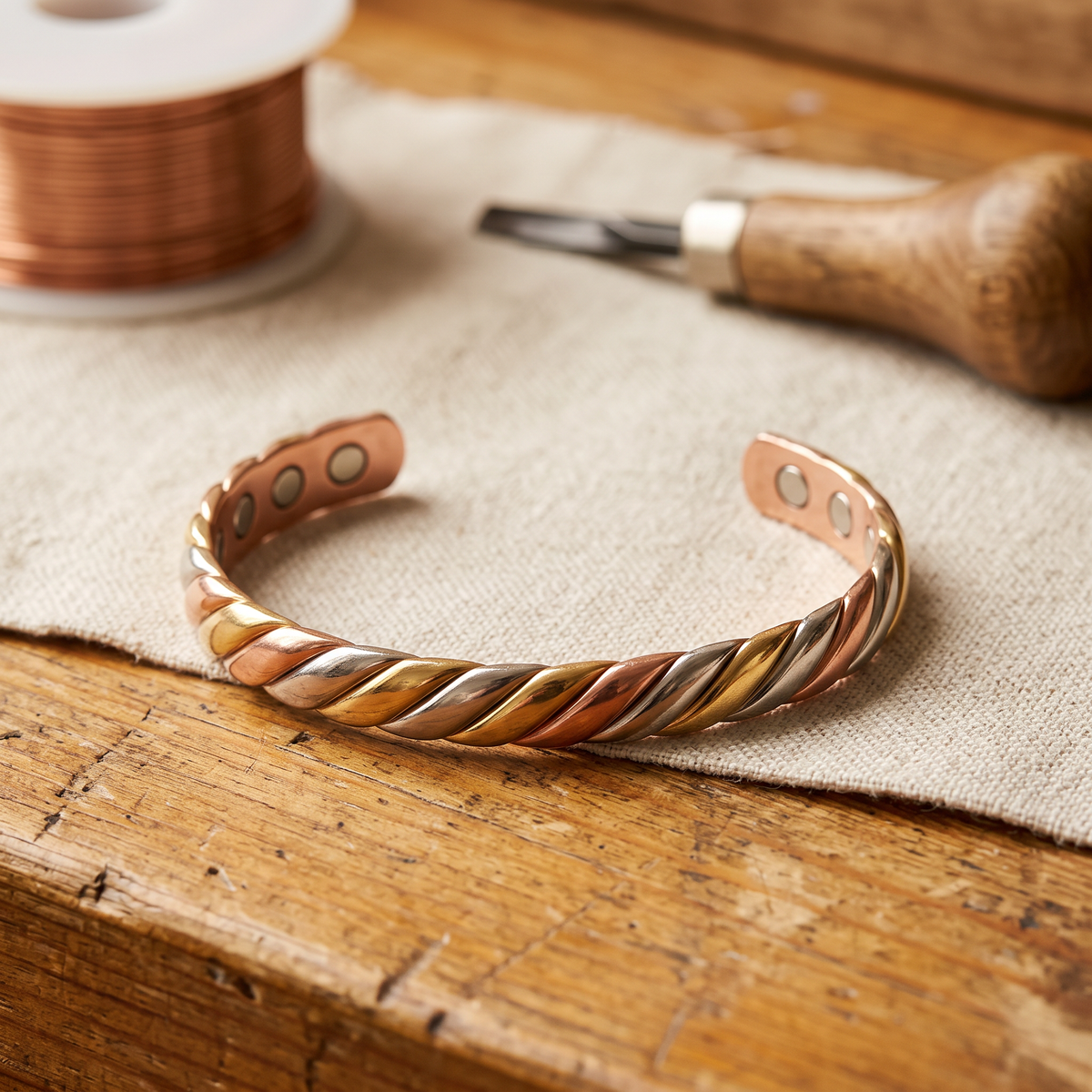 Moorgrund – Kupferarmband