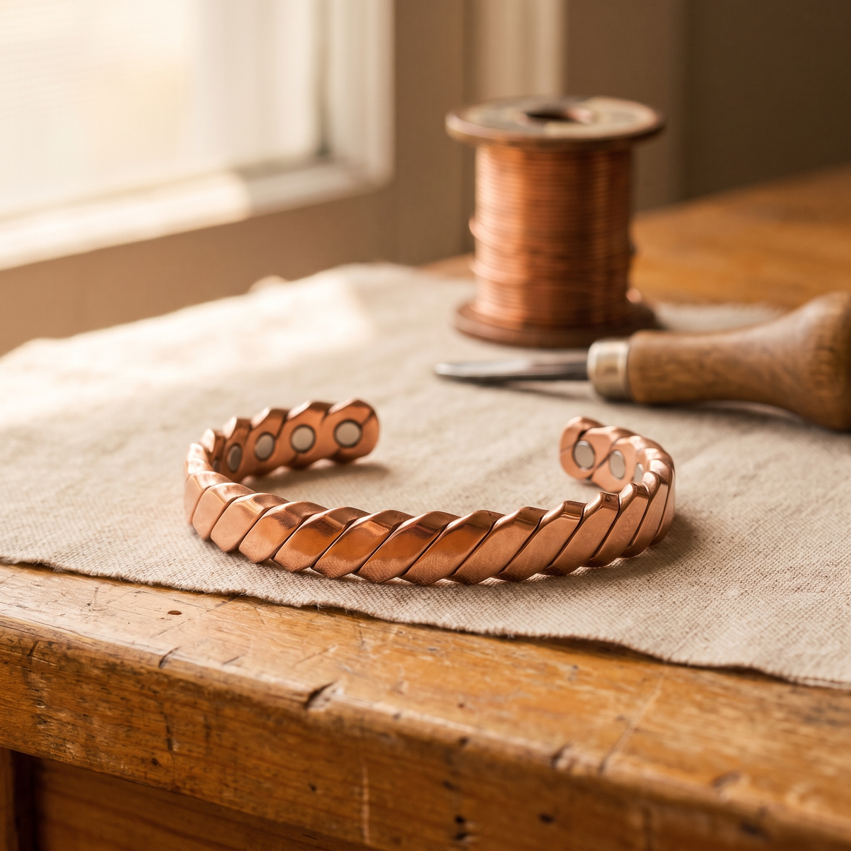 Moos – Kupferarmband
