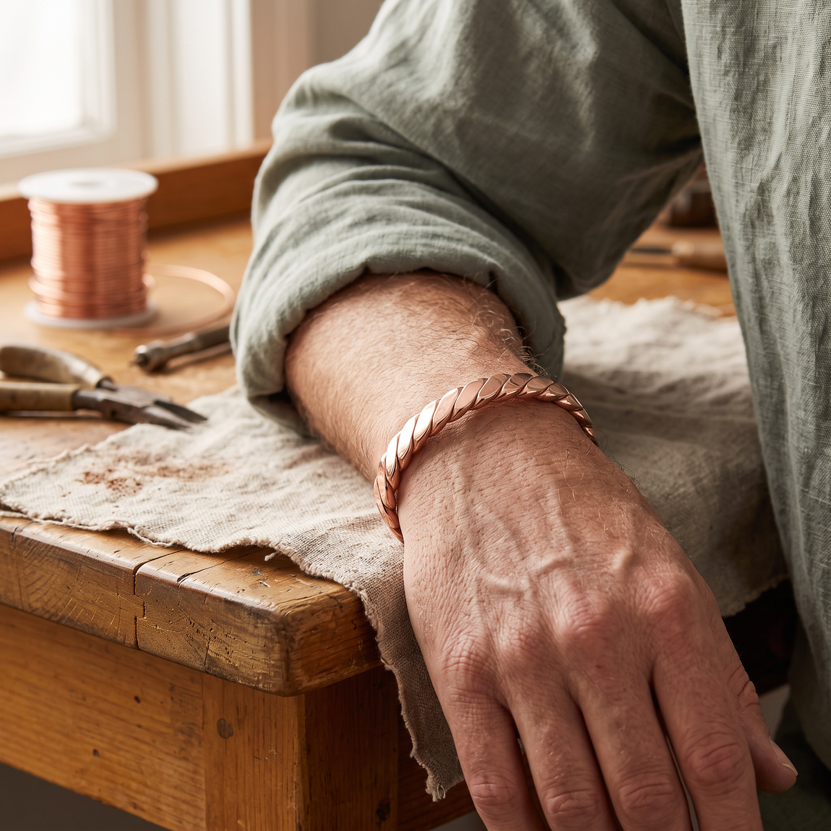 Ast – Kupferarmband