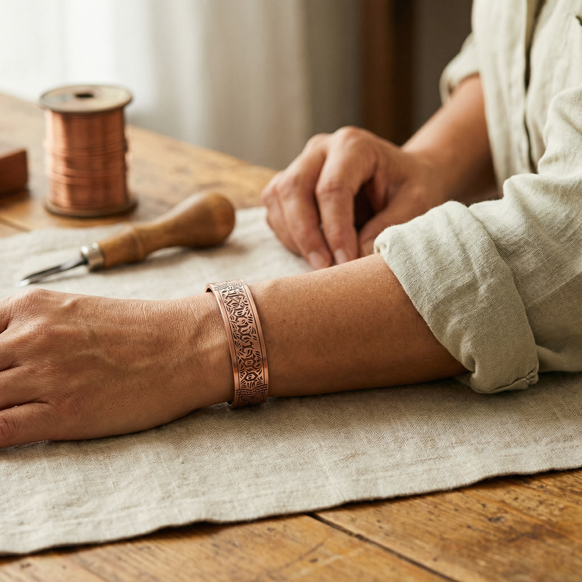 Trift – Kupferarmband