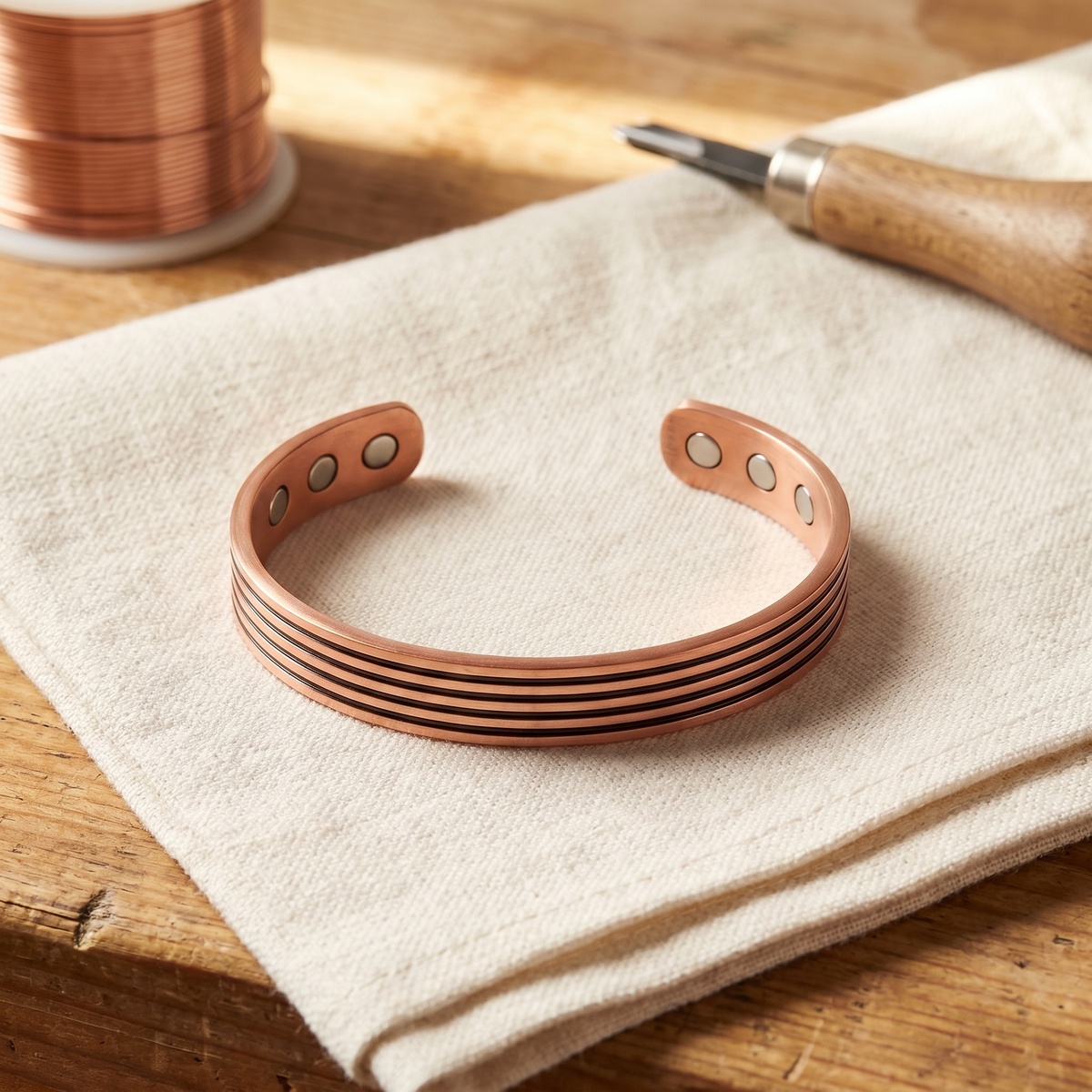 Salbei – Kupferarmband