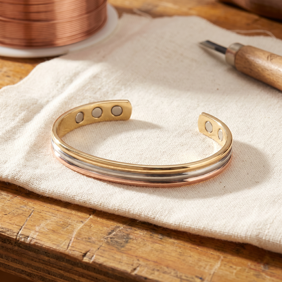 Fels – Kupferarmband
