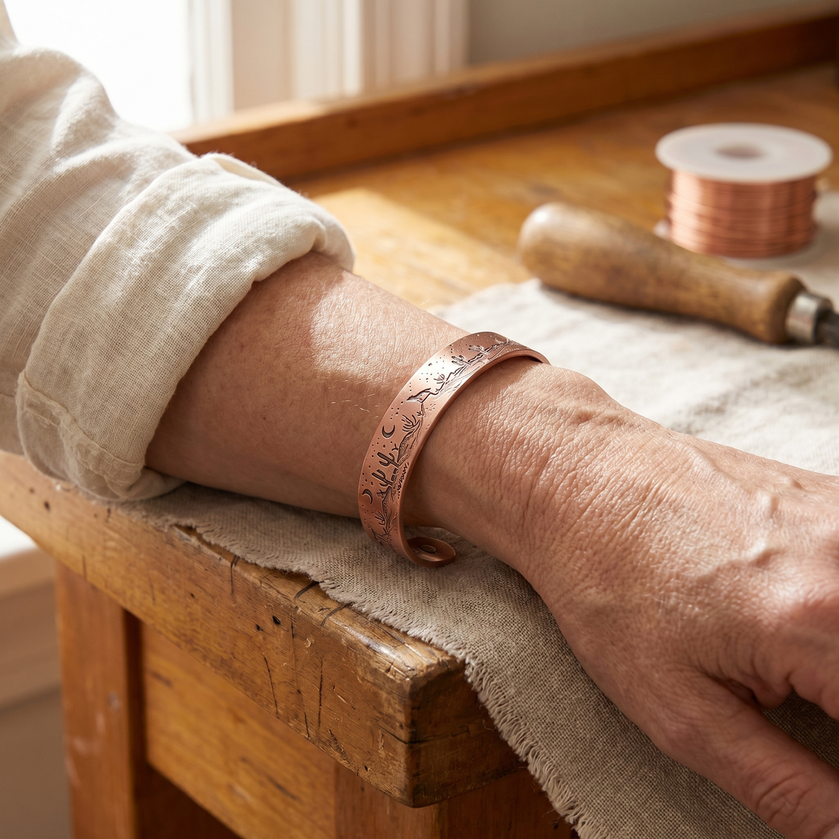 Bucht – Kupferarmband