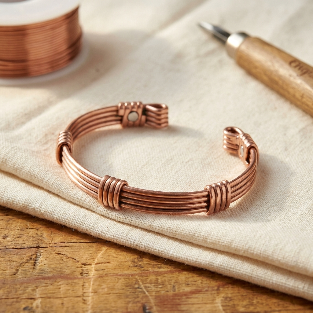 Dürrlaub – Kupferarmband