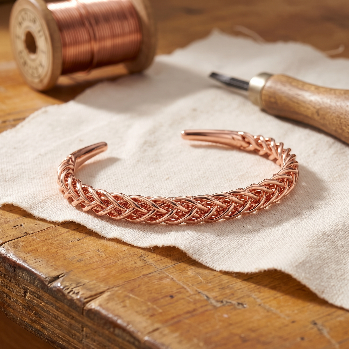 Fuchs – Kupferarmband