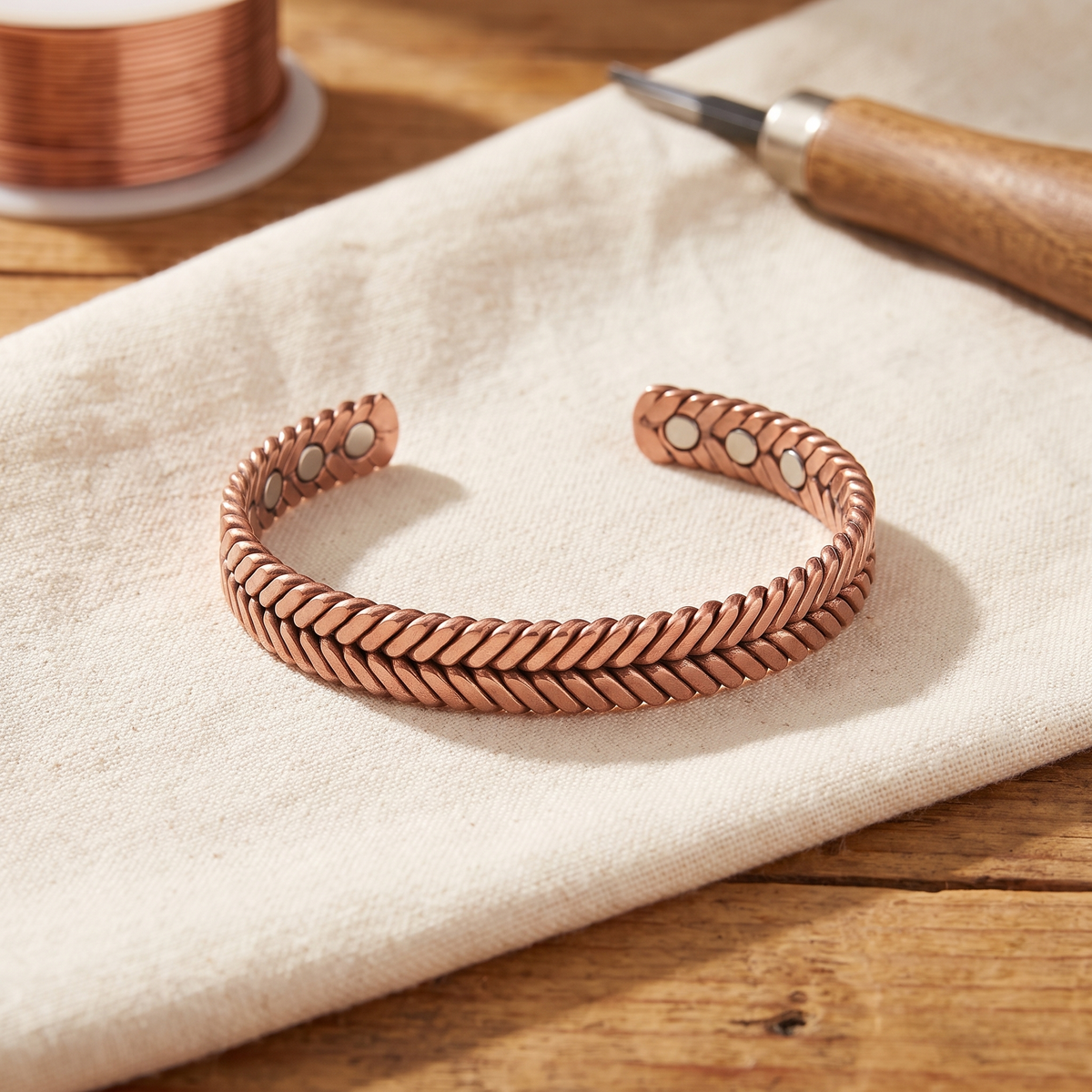 Stechginster – Kupferarmband