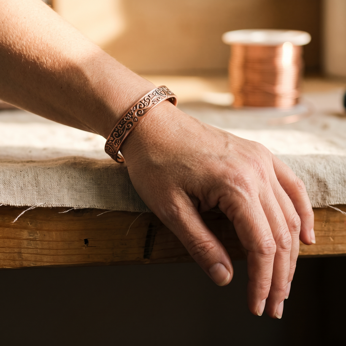 Gezeiten – Kupferarmband