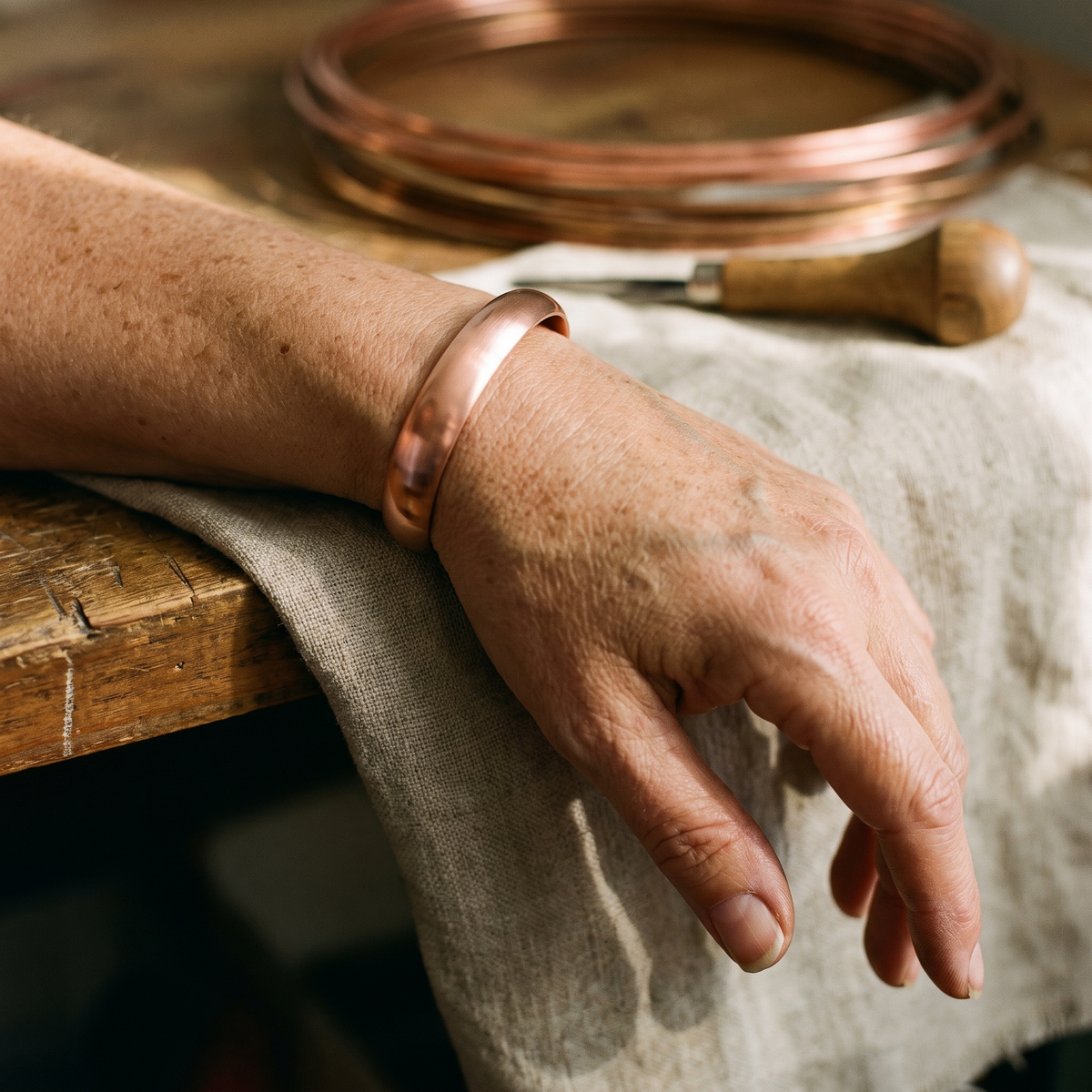 Flut – Kupferarmband